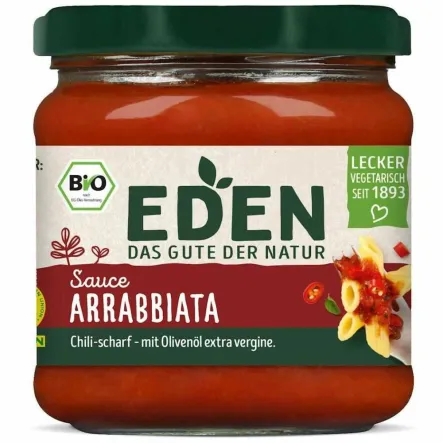 Sos Pomidorowy Arrabbiata Bio 375 g - Eden