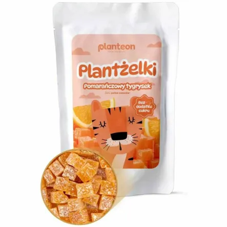 Żelki Pomarańczowy Tygrysek Bez Dodatku Cukru 100 g - Planteon