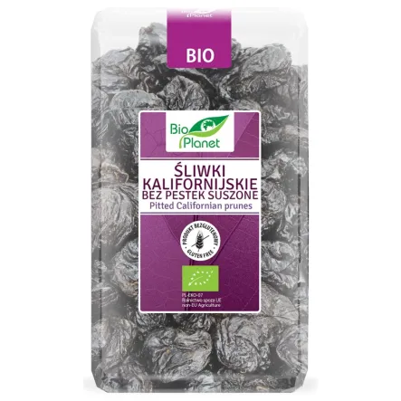 Śliwki Kalifornijskie Bez Pestek Bezglutenowe Bio 1 kg - Bio Planet