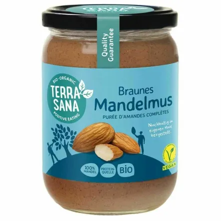 Krem z Prażonych Migdałów Bio 500 g - Terrasana