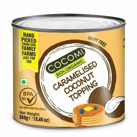 Krem Kokosowy Karmelizowany Bio 240 g Puszka - Cocomi