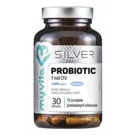 Silver Pure 100%  Probiotyk 9 mld CFU 30 Kapsuł MyVita