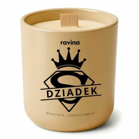 SUPER DZIADEK Sojowa Świeca Zapachowa w Szkle Typ Zapachu Invitis - Ravina