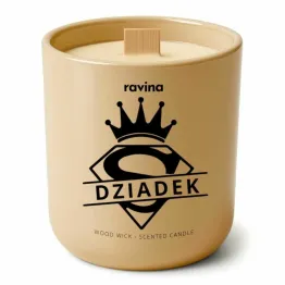 SUPER DZIADEK Sojowa Świeca Zapachowa w Szkle Typ Zapachu Invitis - Ravina