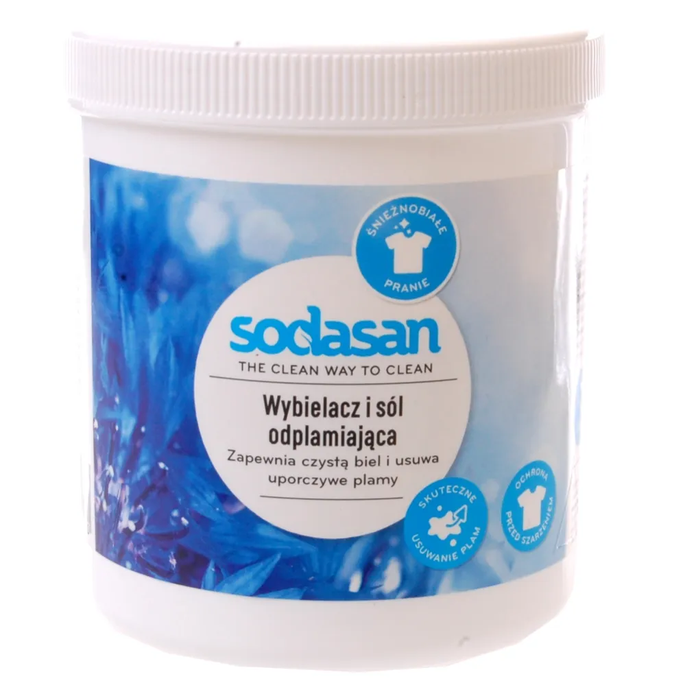 Wybielacz i Sól Odplamiająca Proszek 500 g - Sodasan