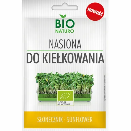 Nasiona do Kiełkowania Słonecznik Bio 40 g BIOnaturo