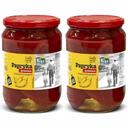 2 x Papryka Grillowana Czerwona 690 g (400 g) - Kier