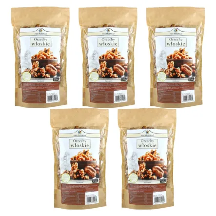 5 x Orzechy Włoskie 350 g Pięć Przemian