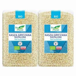 2 x Kasza Gryczana Niepalona Bezglutenowa Bio 2 kg - Bio Planet