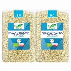 2 x Kasza Gryczana Niepalona Bezglutenowa Bio 2 kg - Bio Planet