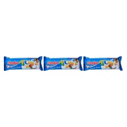 3 x Rurki Kukurydziane Nadziewane Kremem o Smaku Kokosowym Bezglutenowe 18 g - Alaska
