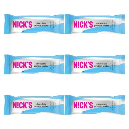 6 x Wafelek Proteinowy Bezglutenowy w Czekoladzie Mlecznej 40 g - Nicks