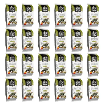 24 x Chipsy Nori Oliwa z Oliwek 4,5 g - Sen Soy