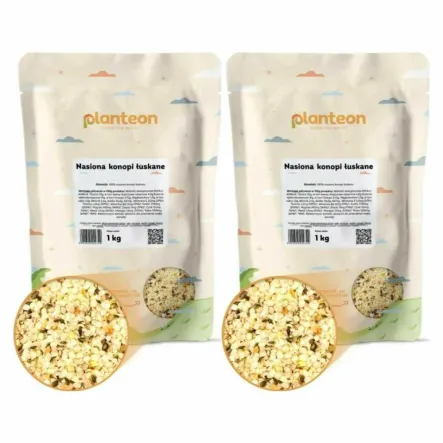 2 x Nasiona Konopi Łuskane 1 kg - Planteon