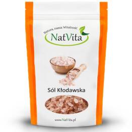 Sól Kamienna Kłodawska Różowa Gruba 2,8 kg - Natvita