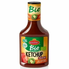 Ketchup Pikantny Jalapeno Bezglutenowy Bio 340 g Roleski