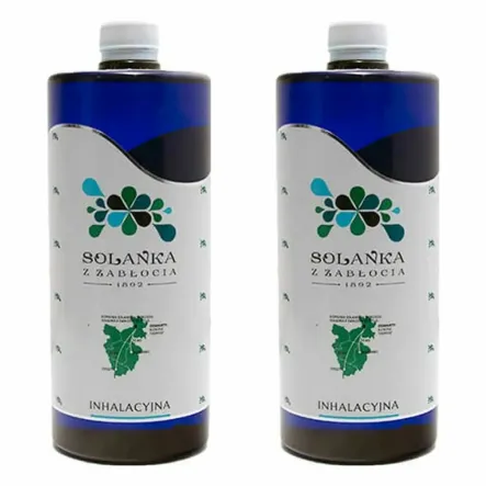2 x Solanka Inhalacyjna Naturalna z Zabłocia 1 l (140 mg Jodu!) - Solanka z Zabłocia