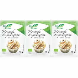 Zestaw 3 x Proszek do Pieczenia Bio 15 g - Bio Planet