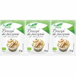 Zestaw 3 x Proszek do Pieczenia Bio 15 g - Bio Planet