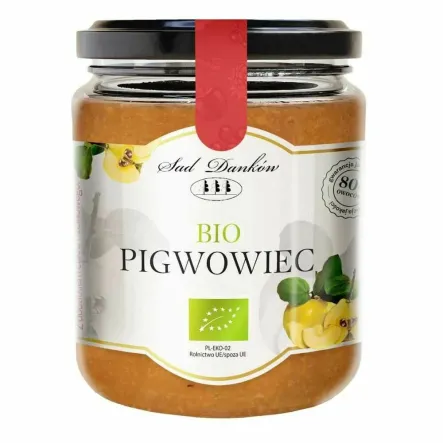 Pigwowiec 80 % z Cukrem Trzcinowym Bio 250 g - Sad Danków