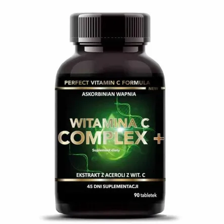 Witamina C COMPLEX+ Odporność 90 Tabletek - Intenson