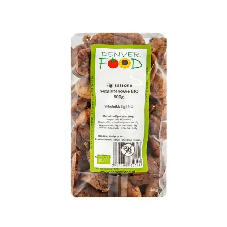 Figi Suszone Bezglutenowe Bio 800 g Denver - Wyprzedaż