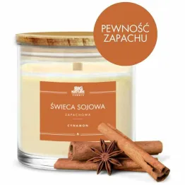 Świeca Sojowa o Zapachu CYNAMON 150 g - Big Nature