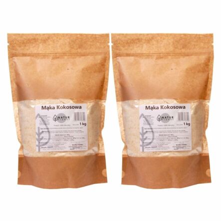 Zestaw 2 x Mąka Kokosowa 1 kg Natur Planet