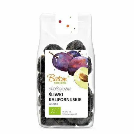 Śliwki Kalifornijskie Suszone Bez Pestek BIO 250 g - Batom