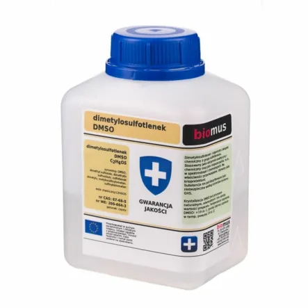 Dimetylosulfotlenek DMSO Opakowanie Plastikowe 250 ml - Biomus