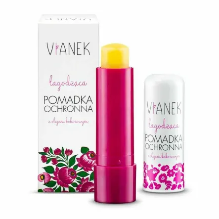 Łagodząca Pomadka Ochronna z Olejem Kokosowym 4,6 g - Vianek