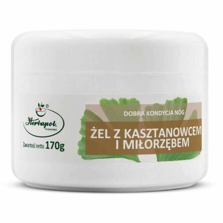 Żel z Kasztanowcem i Miłorzębem 170 g - Herbapol Kraków