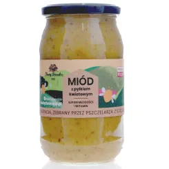 Miód z Pyłkiem Kwiatowym 1 kg - Miody Dworskie