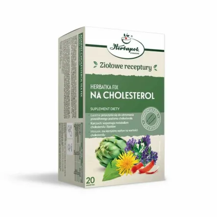 Herbatka NA CHOLESTEROL FIX 40 g (20x 2 g) - Herbapol Kraków