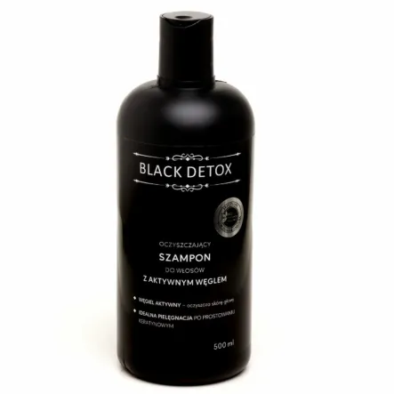 Szampon Do Włosów Oczyszczający z Węglem Aktywnym 500 ml Bio - Biomika