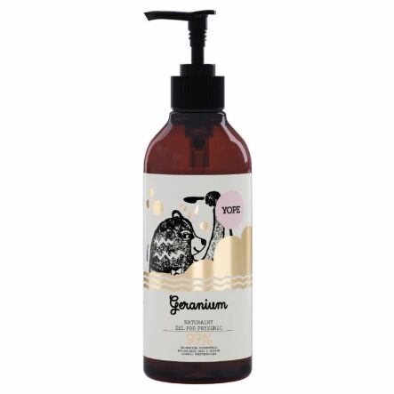 Żel Pod Prysznic Naturalny Geranium 400 ml - Yope 