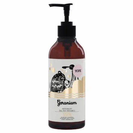 Żel Pod Prysznic Naturalny Geranium 400 ml - Yope 