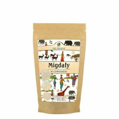 Migdały w Czekoladzie Bez Dodatku Cukru 100 g - Pięć Przemian