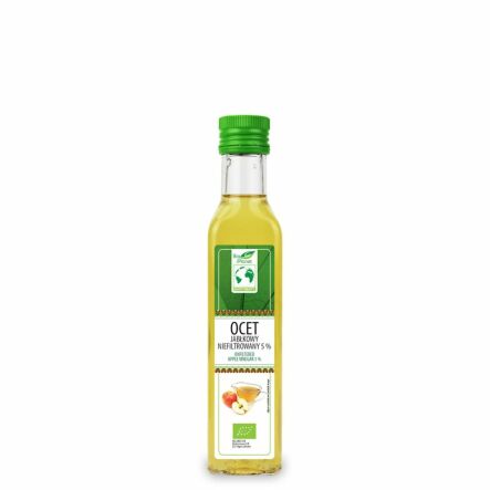 Ocet Jabłkowy Niefiltrowany Bio 5% 250 ml - Bio Planet