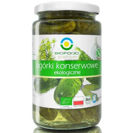 Ogórki Konserwowe Bio 700 g - Bio Food