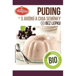 Budyń Kukurydziany z Nasionami Chia i Aronią Bezglutenowy Bio 40 g Amylon
