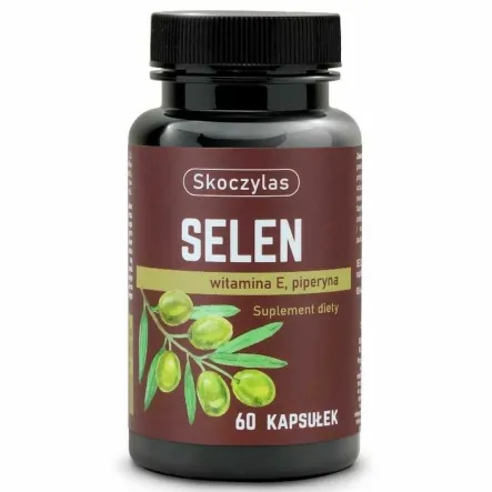 Selen, Witamina E, Piperyna 60 Kapsułek - Skoczylas