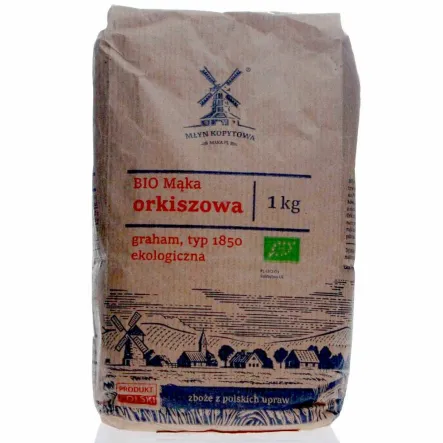 Mąka Orkiszowa Graham Typ 1850 BIO 1 kg - Młyn Kopytowa