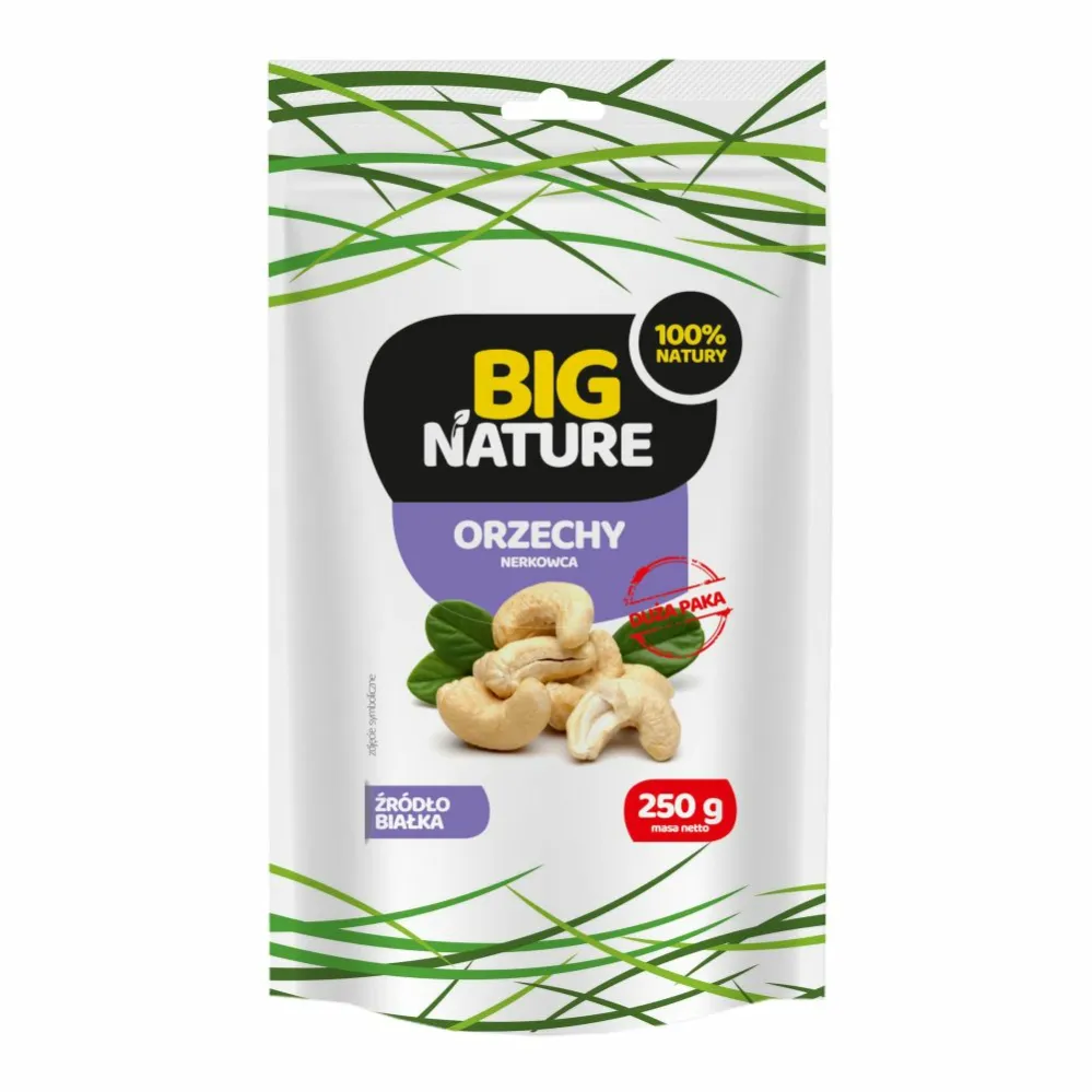 Orzechy Nerkowca Połówki 250 g - Big Nature