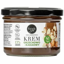 Krem Orzechowo - Kakaowy Bez Dodatku Cukru 220 g - Foods by Ann