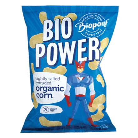 Chrupki Kukurydziane Solone Bezglutenowe Bio 70 g - Biopont - Przecena Krótka Data Minimalnej Trwałości