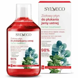 Ziołowy Płyn do Płukania Jamy Ustnej z Chlorheksydyną 500 ml - SYLVECO