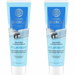 2 x Pasta do Zębów Wybielająca Czarna Polar Night 100 g - Natura Siberica
