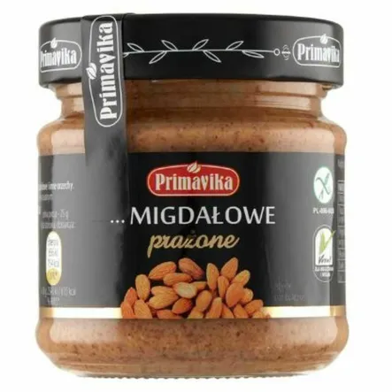 Pasta z Migdałów Prażonych 185 g Primavika - Masło migdałowe