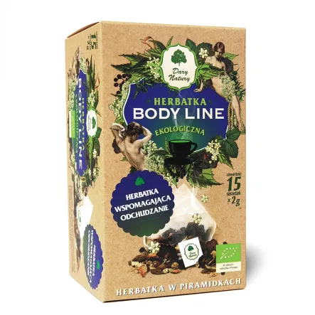 Herbatka Body Line Piramidki Bio 30 g (15 x 2 g) - Dary Natury